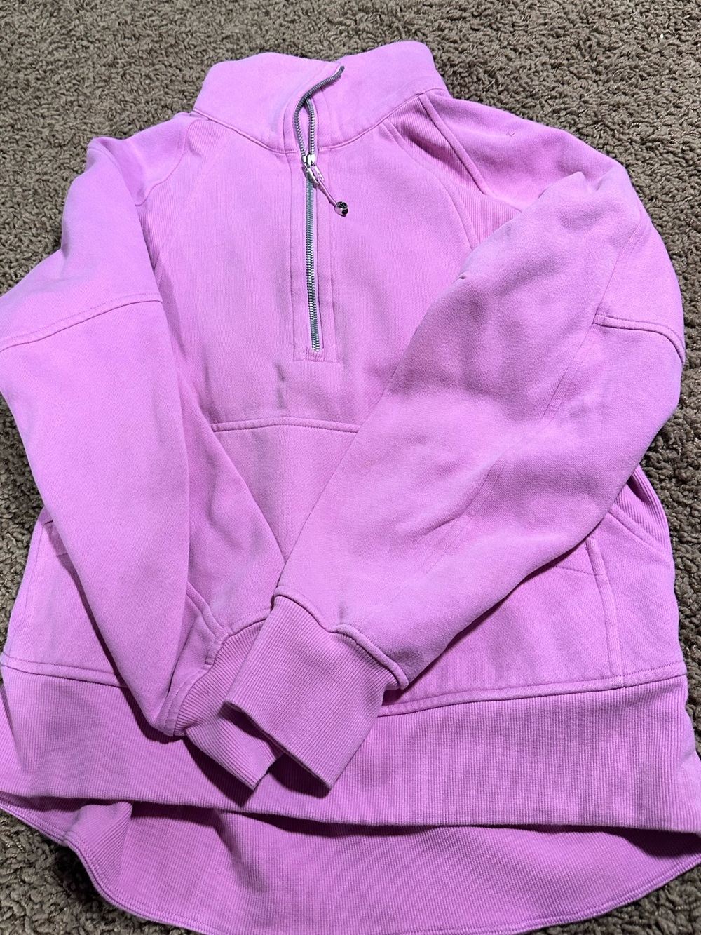 Lululemon funnel neck half zip scuba 
Size xs/s